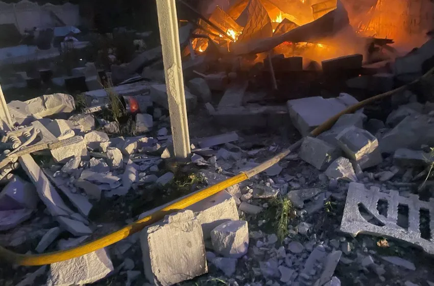 На Київщині через атаку дронами та ракетами постраждала дитина та чоловік