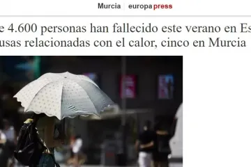 ​В Іспанії через спеку цього літа загинули понад 4600 людей