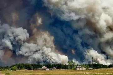 ​Шмигаль: пожежі на Луганщині можуть мати кримінальну площину