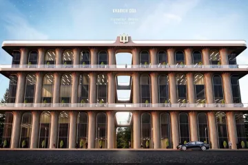 ​Архітектор Дмитро Кузнецов представив концепт нової будівлі Харківської ОДА, яку рашисти розбомбили ще взимку