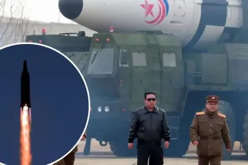 ​КНДР вперше запустила ракету через морський кордон Південної Кореї