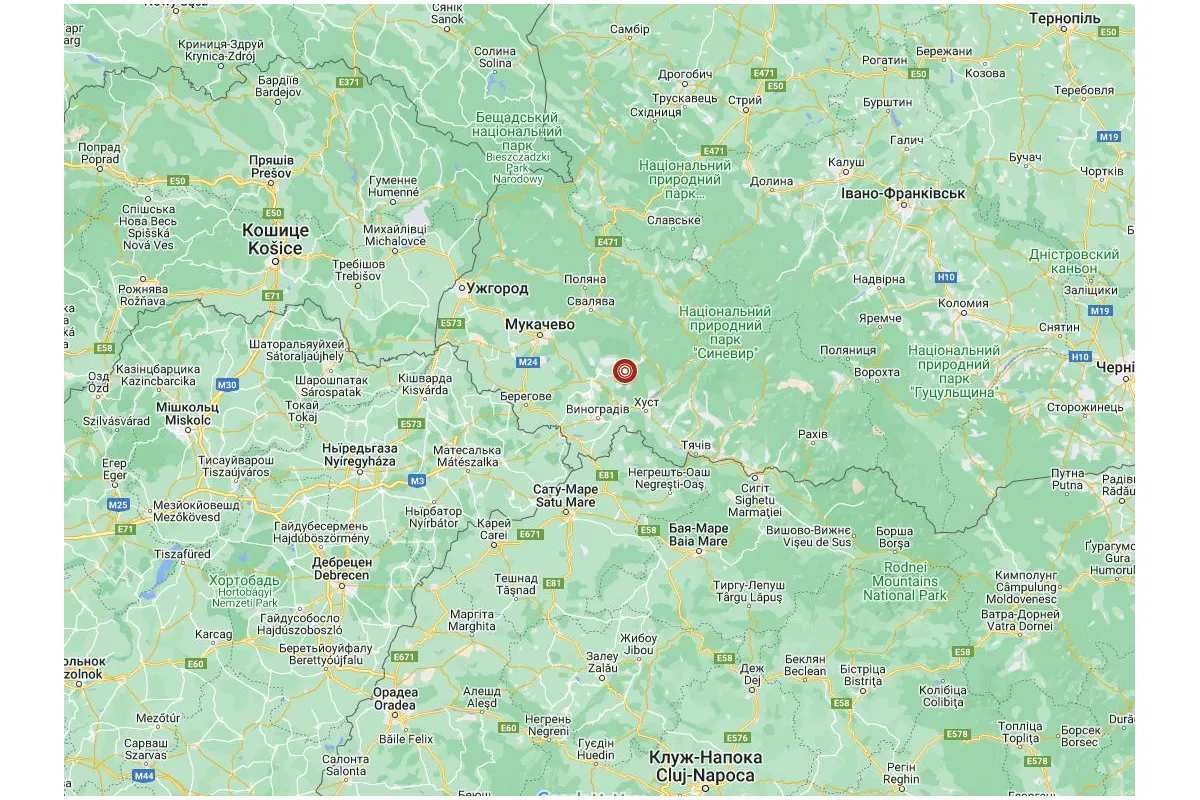 У Закарпатській області стався землетрус