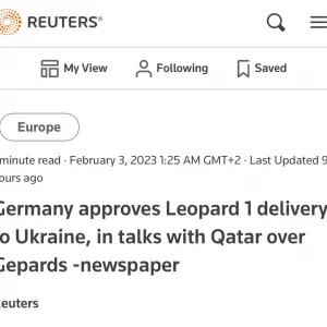 ​Німеччина схвалила постачання Leopard 1 до України і веде переговори з Катаром про закупівлю 15 Gepard для ЗСУ, – Reuters 