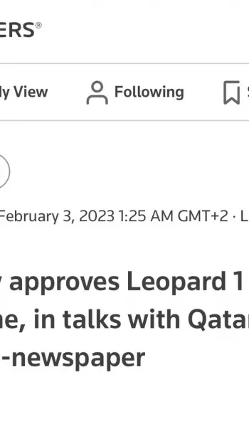 ​Німеччина схвалила постачання Leopard 1 до України і веде переговори з Катаром про закупівлю 15 Gepard для ЗСУ, – Reuters 
