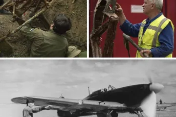 ​Під Києвом знайшли рештки британських літаків часів Другої світової війни