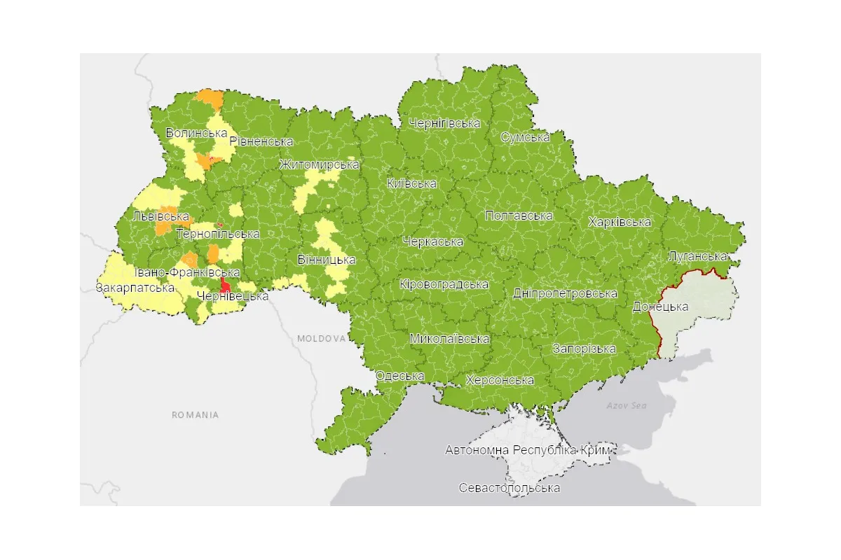 Дніпропетровщина — у «зеленій» зоні епідемічної безпеки