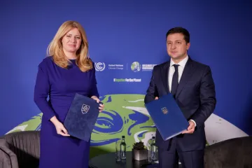 ​Президенты Украины и Словакии подписали совместную Декларацию относительно европейской перспективы Украины