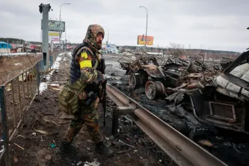 ​Російське вторгнення в Україну :  Сьогодні завершили рятувальні роботи біля Миколаївської ОВА, в яку раніше влучили окупанти