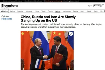 ​Китай, росія та Іран повільно об'єднуються проти США, — Bloomberg