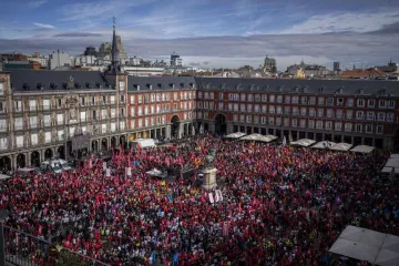 ​У Мадриді відбувся багатотисячний протест робітників з вимогою підвищити зарплати