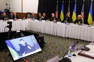 ​Одинадцята зустріч групи «Рамштайн» відбудеться фізично на американській авіабазі у Німеччині, — міністр оборони України