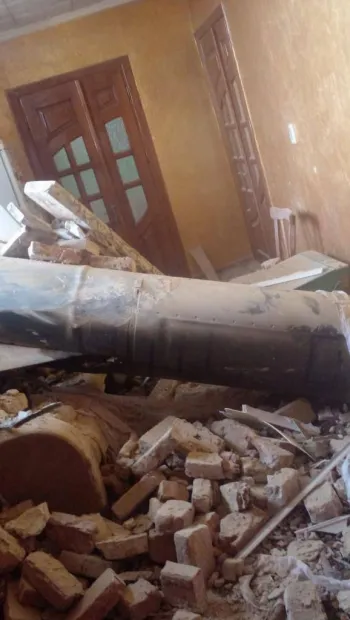 ​Це будинок в селі на Івано-Франківщині, в який 29 грудня влучила російська ракета і чудом не вибухнула, - ОП