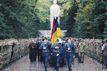 ​Прощание с погибшими при крушении Ан-26: фото и видео траурной церемонии в Харькове