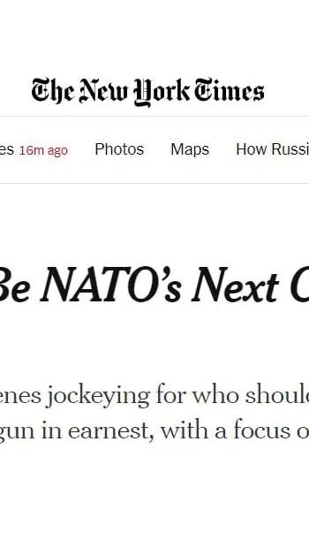 ​США бачать наступним генсеком НАТО Христю Фріланд, яка має українське коріння, повідомляє The New York Times