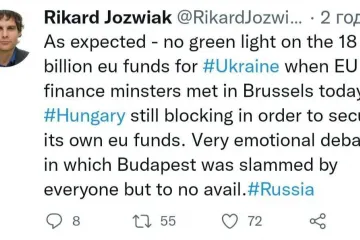 ​Угорщина заблокувала надання Україні €18 млрд від Євросоюзу