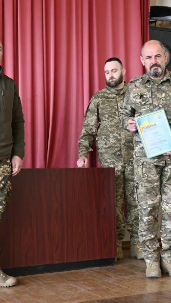 ​Військовослужбовці 115 бригади ЗСУ Указом Президента України отримали нагороди