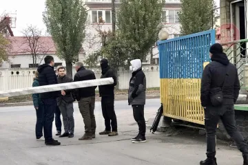 ​У Києві тітушки Анатолія Юркевича намагались захопити будівлю