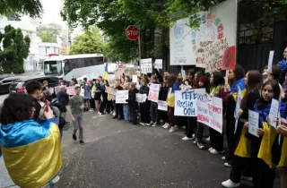 В Києві протестувальники вийшли на акцію проти бездіяльності ООН
