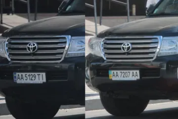​Глава ГНС Алексей Любченко ездит на чужой машине с поддельными номерами