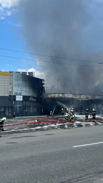 ​Пожежа на АЗС в Києві: постраждали 3 людини