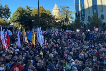 ​Протести в Грузії: у зіткненнях під будівлею ЦВК постраждали близько 30 осіб 