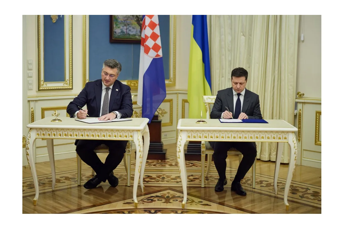 Украина и Хорватия подписали совместную Декларацию о европейской перспективе нашего государства