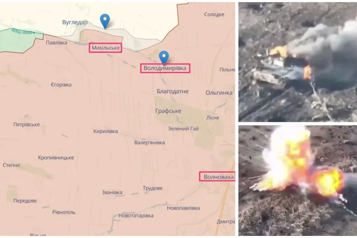 Палав, як смолоскип: під Вугледаром бійці 72-ї бригади знищили танк окупантів (відео)