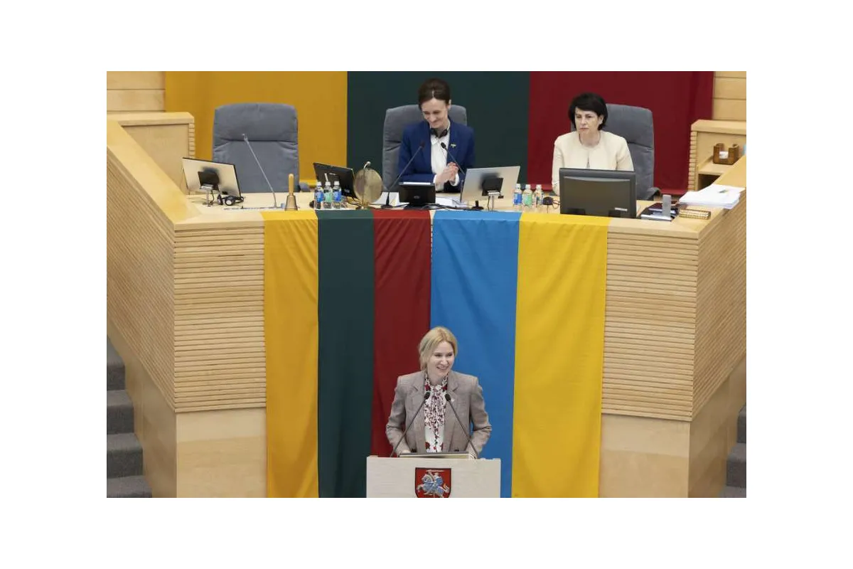Російське вторгнення в Україну : Олена Кондратюк виступила у Парламенті Литовської Республіки
