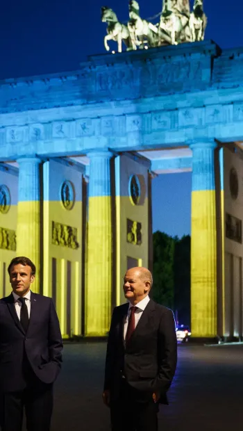 ​Російське вторгнення в Україну : Німеччина та Франція разом стоять на боці України як частини європейської родини