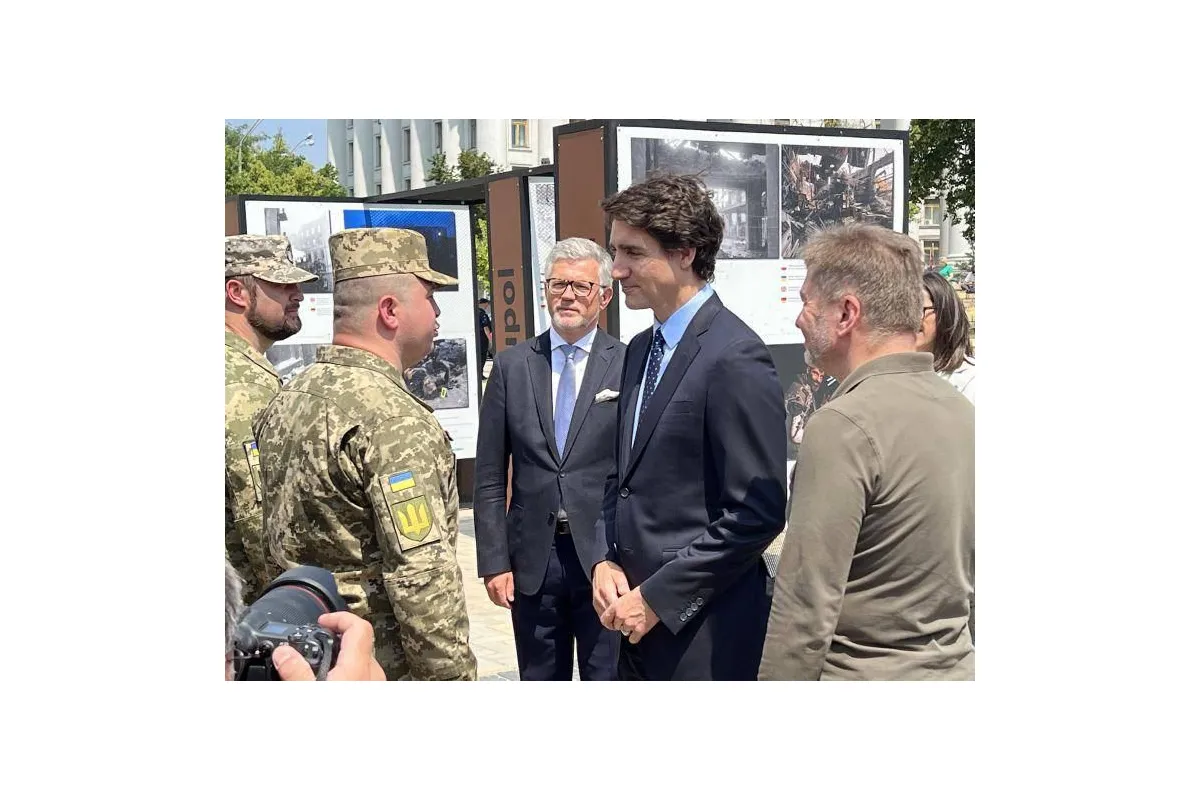Прем’єр-міністр Канади Джастін Трюдо прибув до Києва з неанонсованим візитом