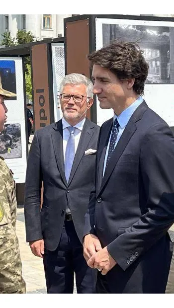 ​Прем’єр-міністр Канади Джастін Трюдо прибув до Києва з неанонсованим візитом