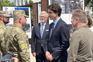 ​Прем’єр-міністр Канади Джастін Трюдо прибув до Києва з неанонсованим візитом