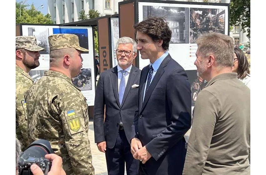 Прем’єр-міністр Канади Джастін Трюдо прибув до Києва з неанонсованим візитом