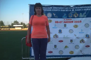 ​Козятинчанка Любов Панчоха – срібна призерка Всеукраїнських ігор ветеранів спорту