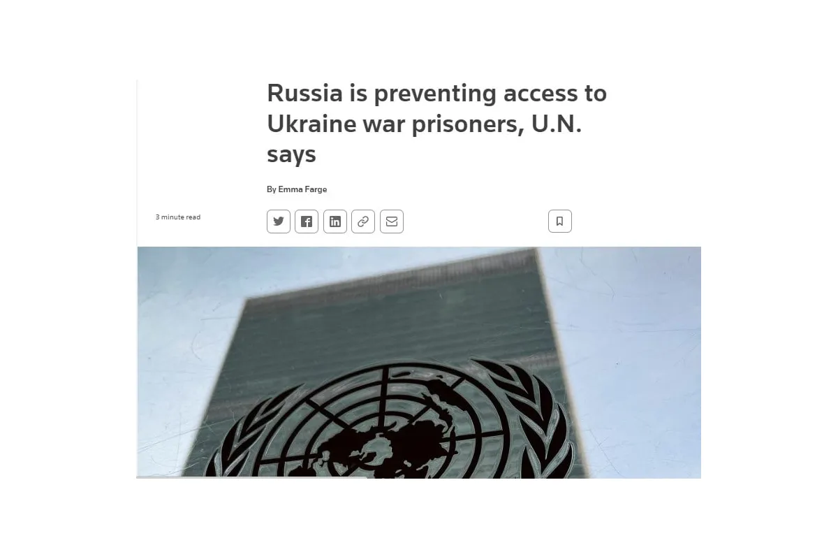 росія забороняє ООН доступ до військовополонених, – Reuters