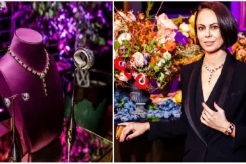​Жена Кличко носит бриллиантовую "змею" от Bvlgari за 5 миллионов гривен