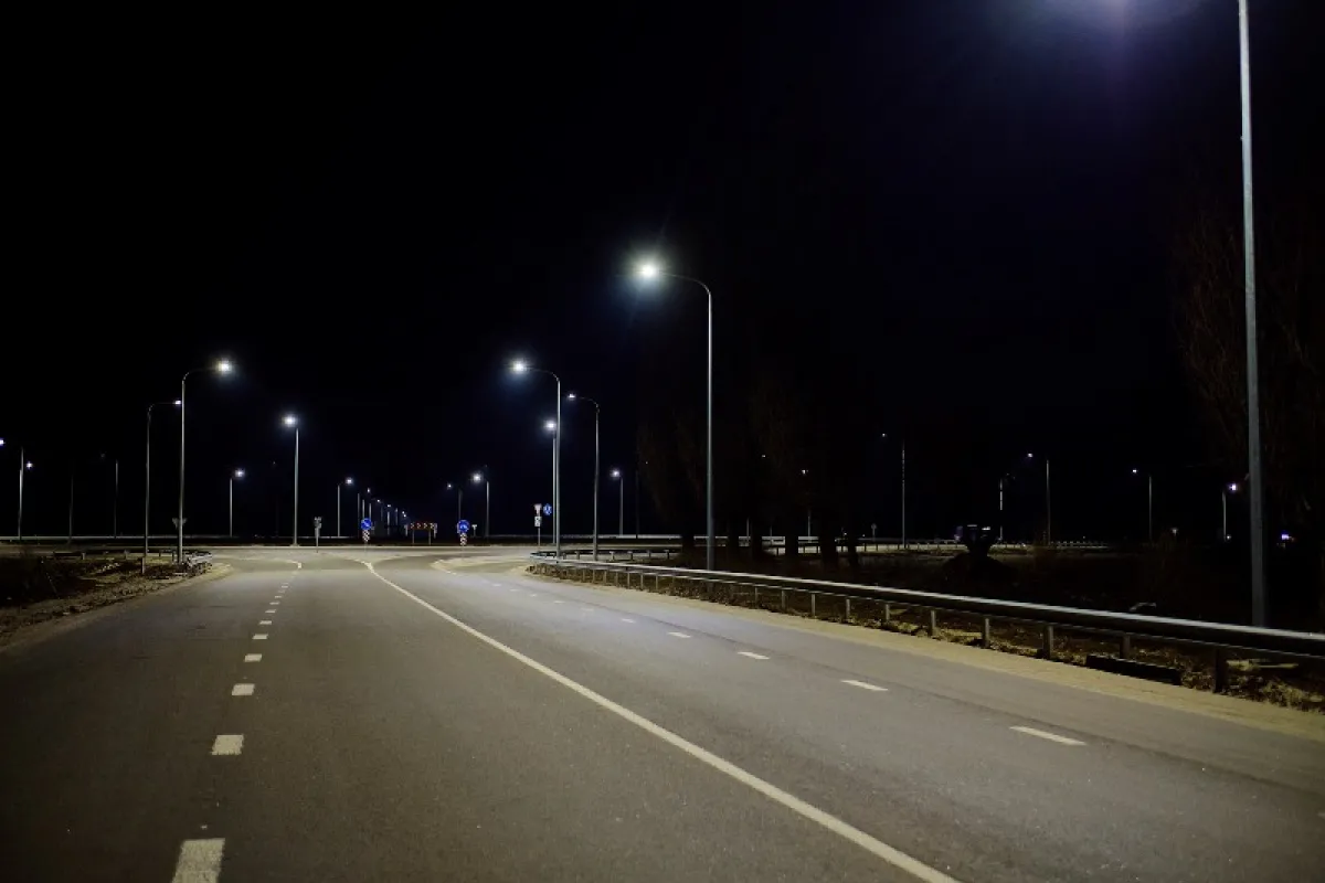На Черкащині завершили облаштування нового освітлення на дорозі державного значення