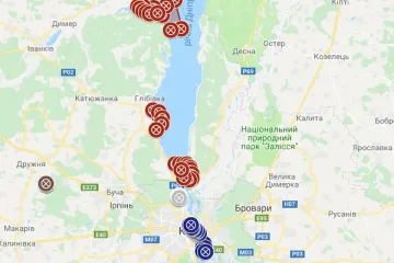 ​В усіх областях України створено онлайн карти зимувальних ям з географічними координатами