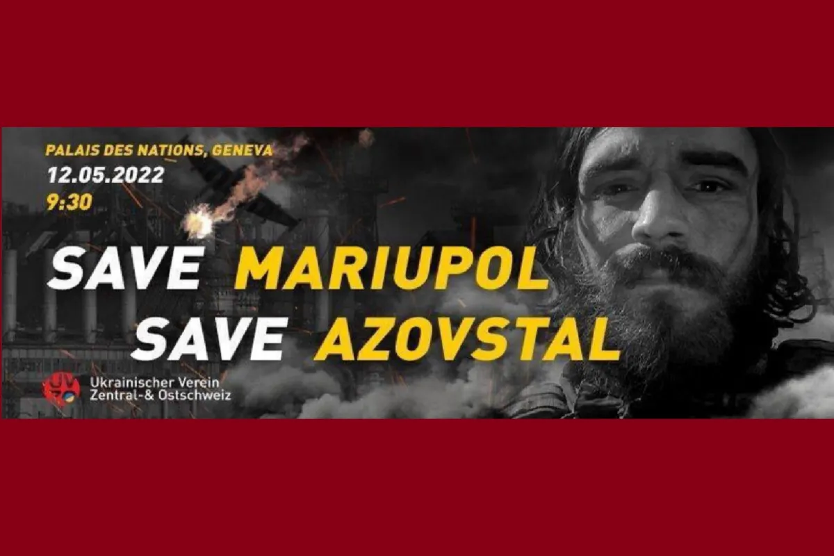 !!! Завтра відбудеться мітинг за евакуацію з Азовсталі в Женеві !!!