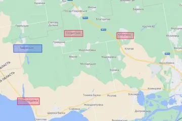 ​ Збройні сили України ведуть у Херсонській області контрнаступ на напрямках Киселівка, Солдатське та Олександрівка