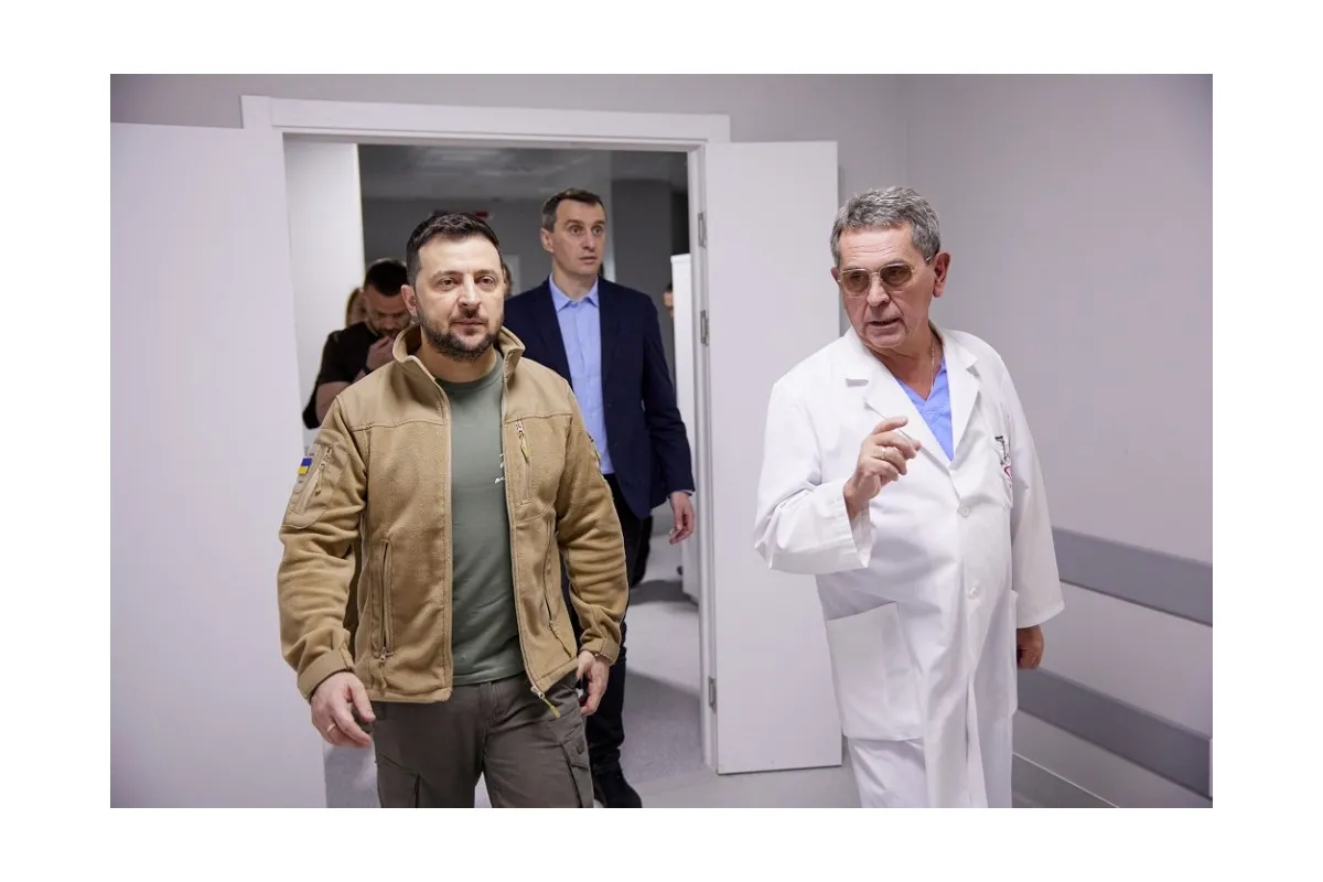 Володимир Зеленський відвідав новозбудований корпус Центру дитячої кардіології та кардіохірургії