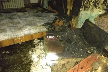 ​м. Херсон: рятувальники ліквідували пожежу житлової квартири