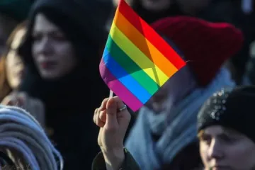 ​В Києві відбувся мітинг за права ЛГБТ