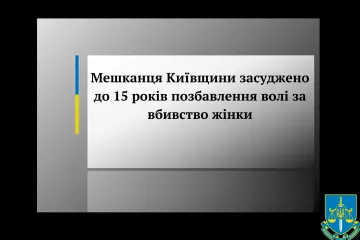 ​Мешканця Київщини засуджено до 15 років позбавлення волі за вбивство жінки