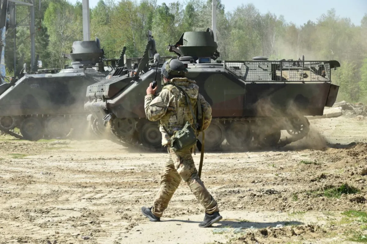 Підрозділи Сухопутних військ ЗС України продовжують відпрацьовувати навики наступальних дій 