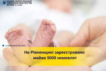 ​На Рівненщині зареєстровано майже 5000 немовлят!