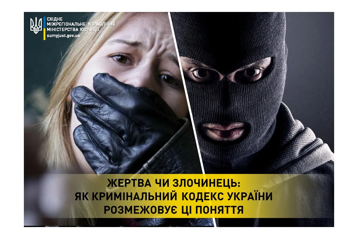 Жертва чи злочинець: як кримінальний кодекс України розмежовує ці поняття