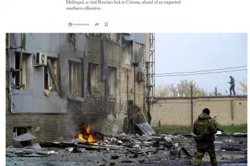 ​Мелітополь може стати наступним фронтом російсько-української війни, — New York Times