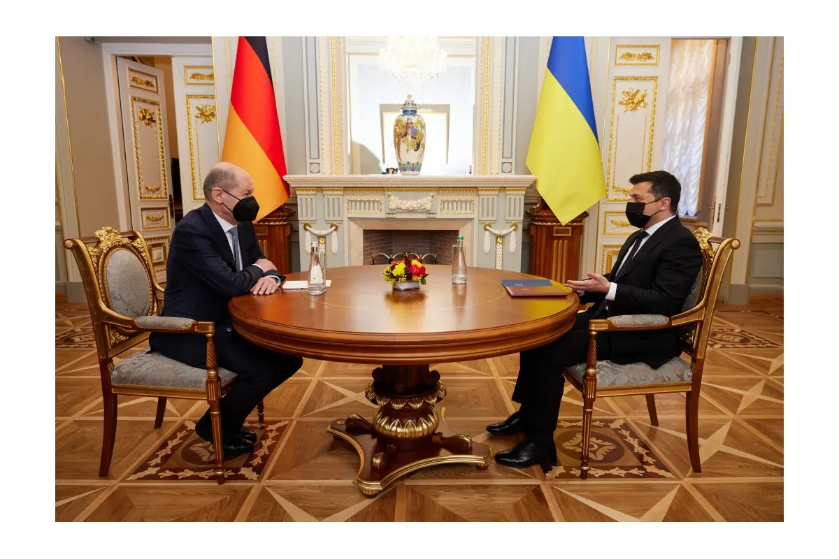 В Украине сегодня решается будущее архитектуры европейской безопасности – Владимир Зеленский после встречи с канцлером Германии