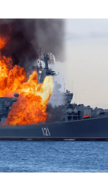 ​Російське вторгнення в Україну : На борту затонулого російського крейсера "Москва" можуть бути дві ядерні боєголовки.